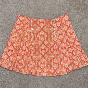 Free People Patterned Mini Skirt
